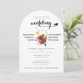 Invitation Cheval de course moderne Derby 1 Photo Mariage équ (Debout devant)