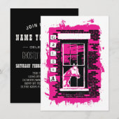 Invitation cheval de fenêtre (Devant / Derrière)