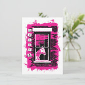 Invitation cheval de fenêtre (Debout devant)