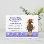 Invitation Cheval de feu temps de fête (Debout devant)