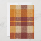 Invitation Cheval de Thanksgiving  (Dos)