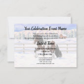 Invitation Cheval de Tinker Tinker Gypsy Vanner Brown Pinto (Dos)
