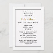 Invitation Cheval debout vintage (Dos)
