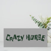 Invitation cheval fou (Debout devant)