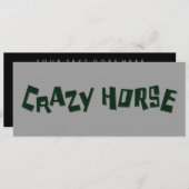 Invitation cheval fou (Devant / Derrière)