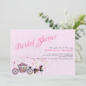 Invitation Cheval mariage & Fleurs de transport & Papillons (Debout devant)