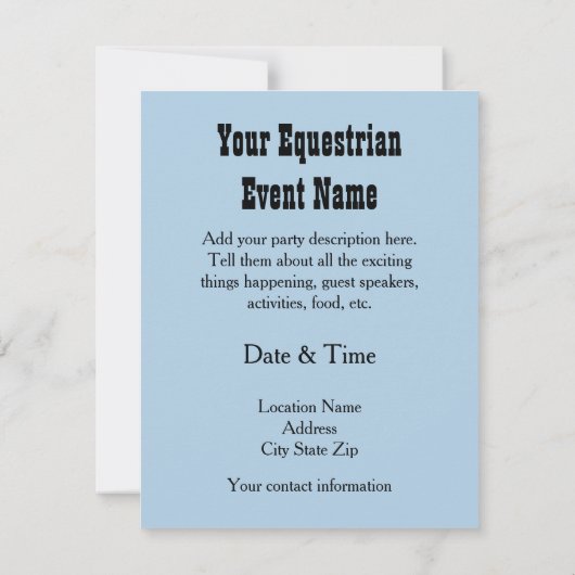 Invitation Cheval Pinto Quarter Noir Chevaux Paint Chevaux Da (Dos)