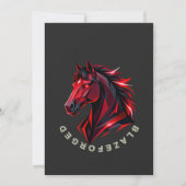 Invitation Cheval Rouge BlazeForge (Devant)