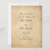 Invitation Chevalier en costume d'armure (Dos)