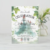 Invitation Chevalier Et Château Double Anniversaire de enfant (Debout devant)