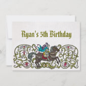 Invitation Chevalier Vintage (Devant)