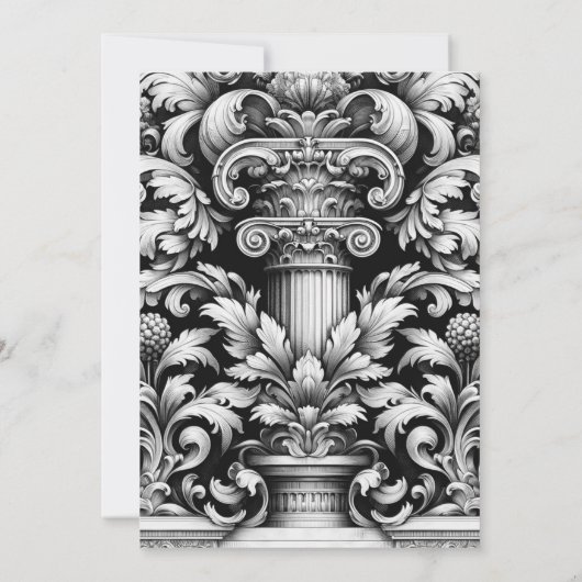 Invitation Chevalier vintage & Belle Mariage Maiden (Dos)