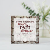 Invitation Chevaliers en fer à cheval sur la grange Bois Cowb (Debout devant)