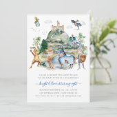 Invitation Chevaliers et Dragons | Anniversaire médiéval roya (Debout devant)