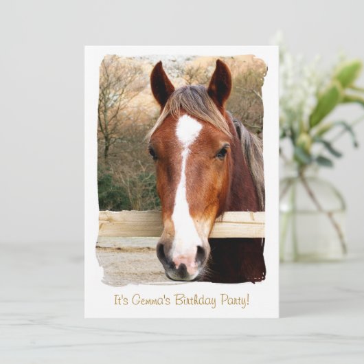 INVITATION CHEVAUX (Debout devant)