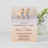 Invitation Chevaux d'hiver dans la participation à la neige I (Debout devant)