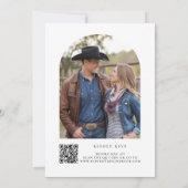 Invitation Chevaux fleur sauvage Peinture Mariage campagnard  (Dos)