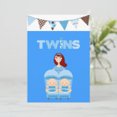 Invitation Cheveux rouges la double l'invitation de garçons (Debout devant)