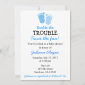 Invitation Cheveux rouges la double l'invitation de garçons (Dos)