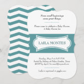 Invitation chevron (Devant / Derrière)