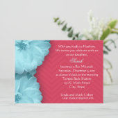 Invitation chevron bleu (Debout devant)