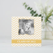 Invitation Chevron| Parti des diplômes (Debout devant)