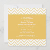 Invitation Chevron| Parti des diplômes (Dos)