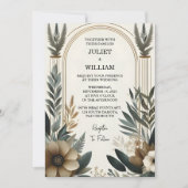 Invitation Chez Retro les années 70 80s Fast Bold Boho Courth (Devant)