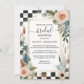 Invitation Chez Retro Studio Creative Fête des mariées illust (Devant)