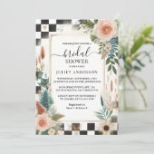 Invitation Chez Retro Studio Creative Fête des mariées illust (Debout devant)