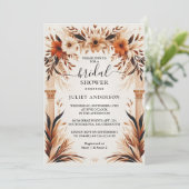 Invitation Chez Rustic Fiesta Rustic Bold Fête des mariées es (Debout devant)