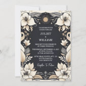 Invitation Chez Simple Traditionnel Mariage Vow Renouvellemen (Devant)