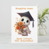 Invitation 🎓Chibi Bloom Graduation Announcement (Debout devant)