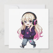 Invitation Chibi Funny (Devant)