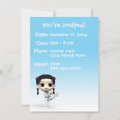 Invitation Chibi le Taekwondo (Dos)
