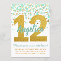 Chic 12ème anniversaire Monnaie Parties scintillan