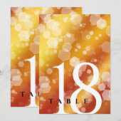 Invitation Chic 16ème 23ème anniversaire du Mariage de Topaz (Devant / Derrière)