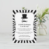 Invitation chic à la mode de douche de bébé de (Debout devant)