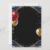 Invitation Chic Agate 65e anniversaire (Dos)