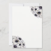 Invitation Chic Anemone Floral Bridal (Dos)