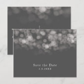 Invitation chic aux lumières minimales modernes gr (Devant / Derrière)