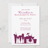 Invitation Chic Bachelorette Party (Devant)
