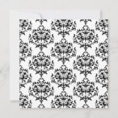 Invitation Chic Black & White Damask Bridal Shower (Dos)