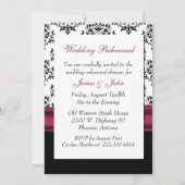 Invitation Chic Black & White Rehearsal (Dos)