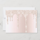 Invitation Chic Blush Rose Driving Parties scintillant Matron (Dos)