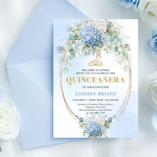 Invitation chic Bohème pour les 15 ans avec Hydran