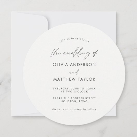 Invitation Chic Boho Burnt Orange Aquarelle Mariage (Devant)