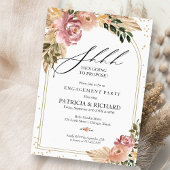 Invitation Chic Boho Floral Surprise