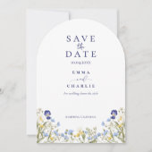 Invitation Chic Boho Photo Wedding Enregistrer la date (Devant)