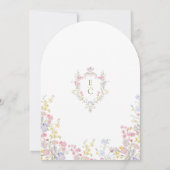 Invitation Chic Boho wildflowers Wedding Save the Date (Dos)